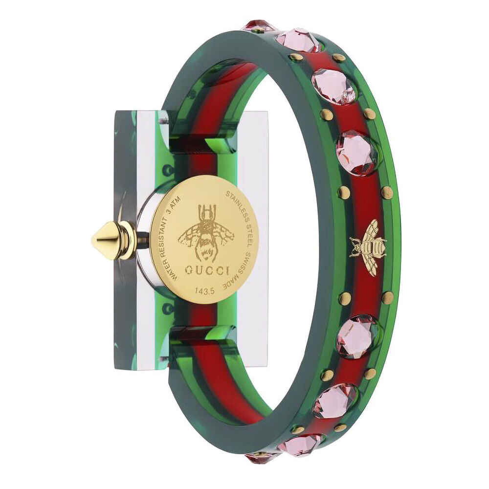 Gucci Fashion Plexi Pearl & Gemstone 24mm Ladies' Watch image number 5