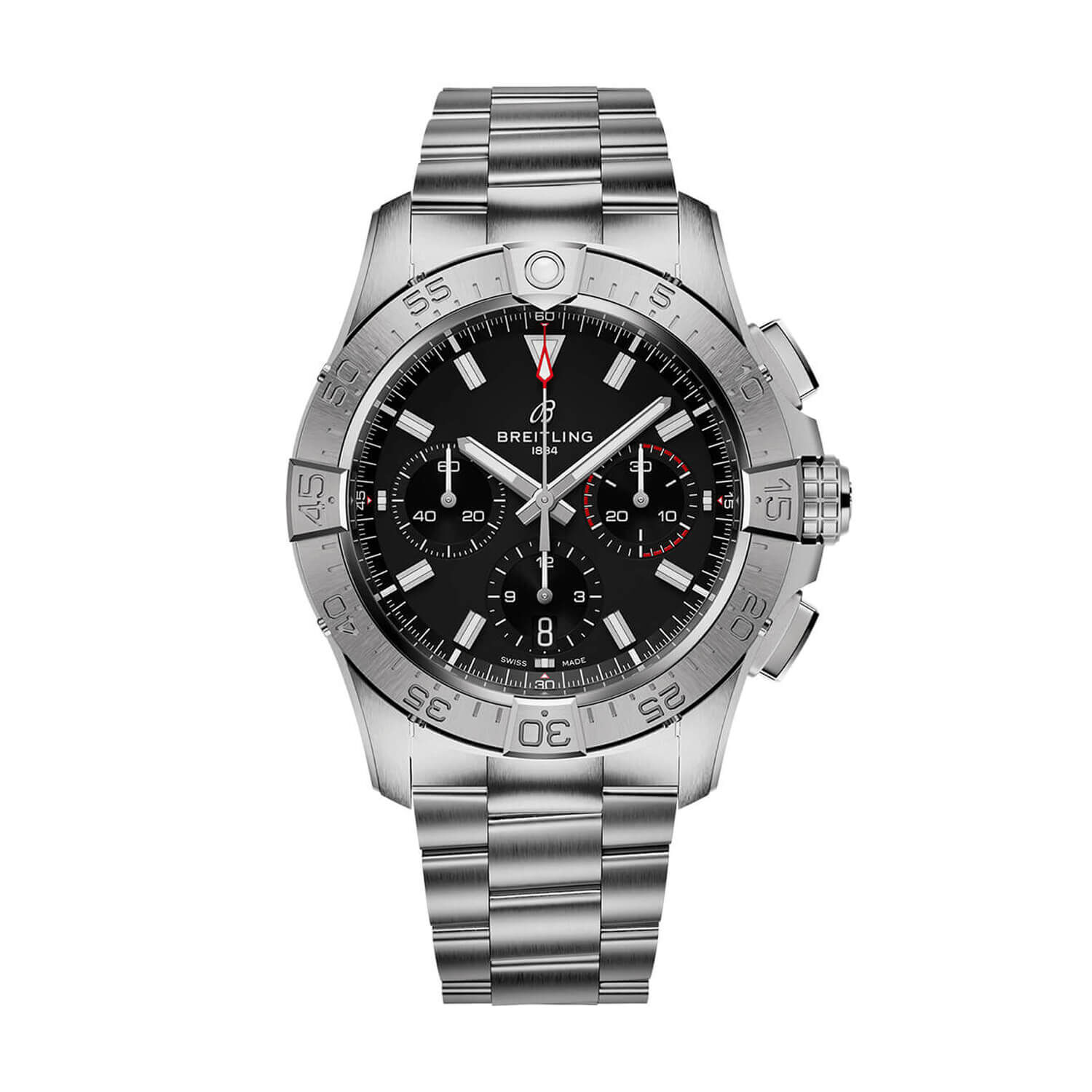 Breitling Avenger B01 Chrono 42mm Black Dial Bracelet Watch