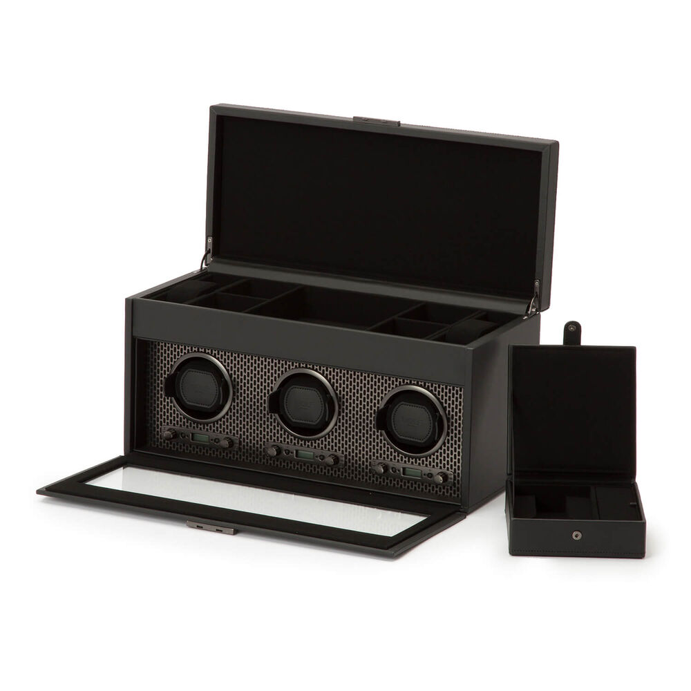 WOLF AXIS Triple Powder Coat Watch Winder image number 3