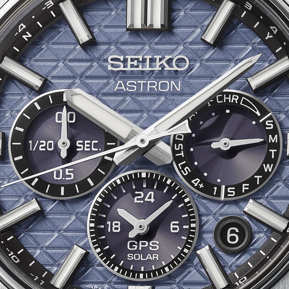 Seiko Astron 'Tesselate' 5X63 Nebula Grey Dial Titanium Bracelet Watch
