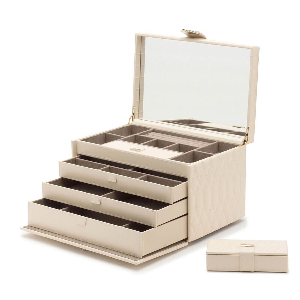 WOLF CAROLINE Large Ivory Jewellery Case image number 2