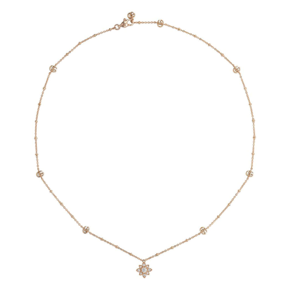 Gucci Flora 18ct Rose Gold Necklace