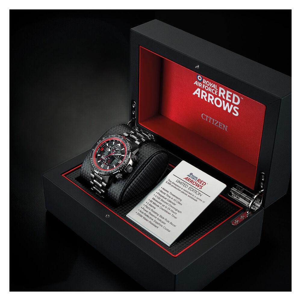 Citizen Eco-Drive Limited Edition Red Arrows Skyhawk A.T 46mm PVD Case Watch image number 2