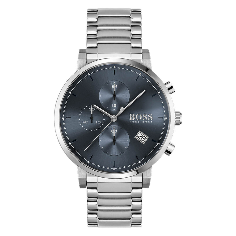 BOSS Integrity Blue dial Chronograph 43mm Mens Watch