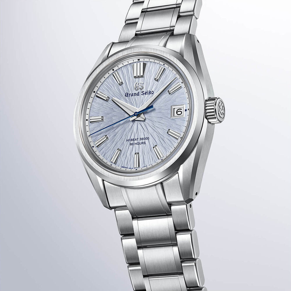 Grand Seiko Evolution 9 'Mountainscape' Limited Edition 40mm Blue Dial Steel Bracelet Watch image number 4