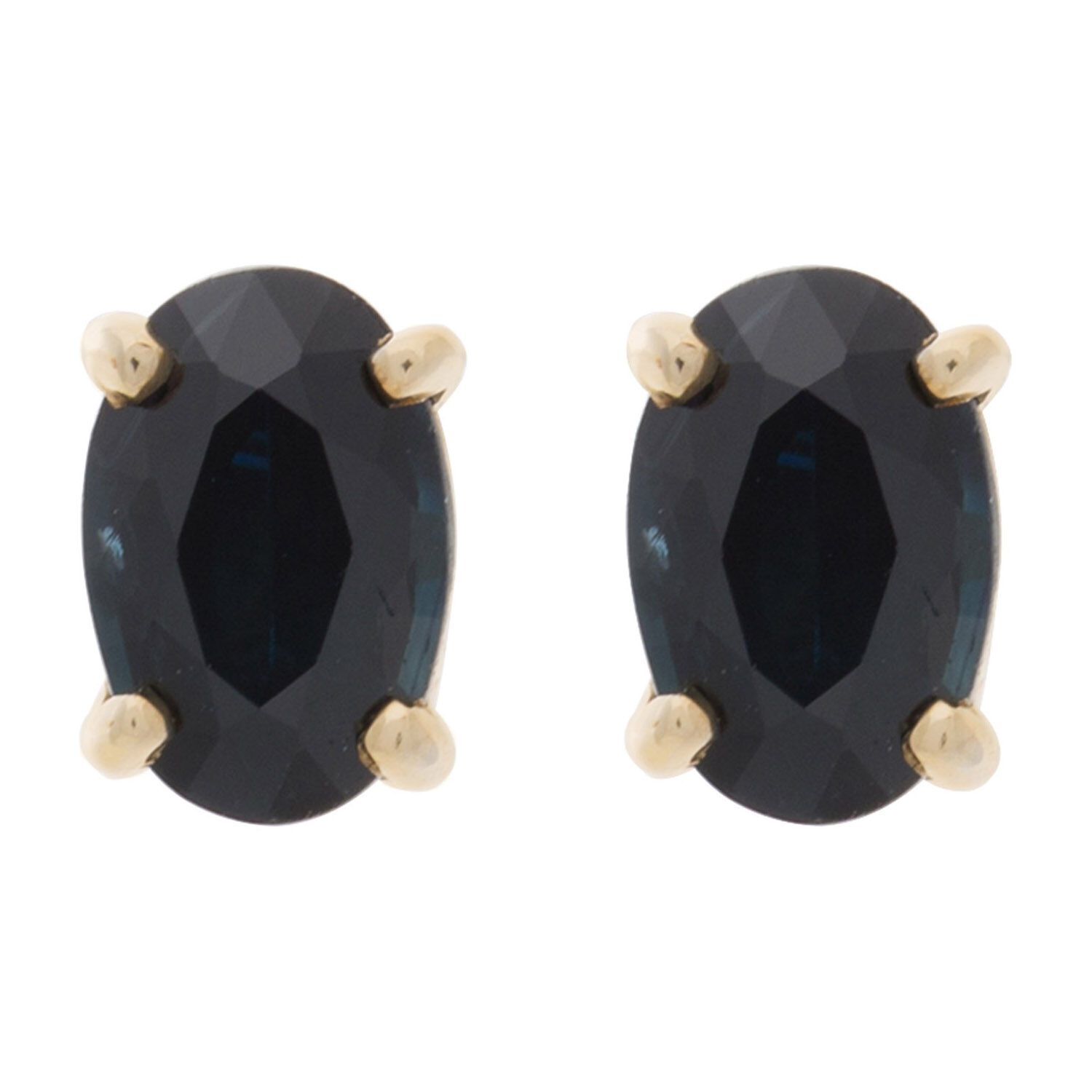 9ct Gold Oval Sapphire Stud Earrings at Fraser Hart