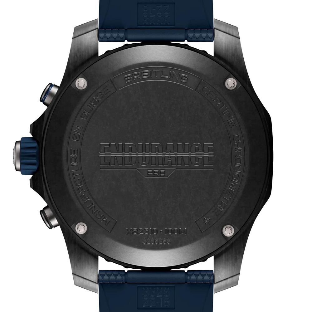 Breitling Endurance Pro 44mm Blue Detail Rubber Strap Watch image number 3