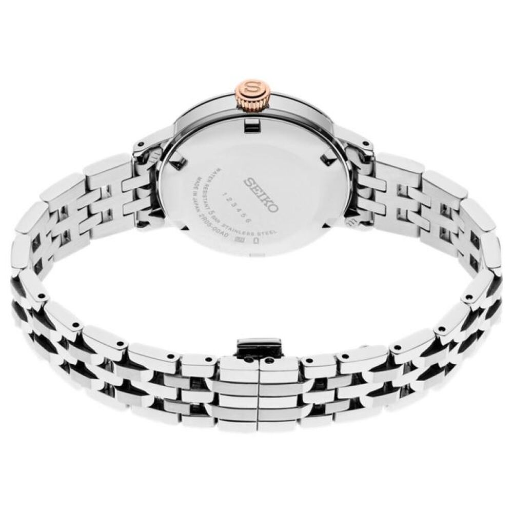 Seiko Presage Cocktail Time ‘Clover Club’ Diamond Twist 30mm Rose Gold Bezel Watch image number 5