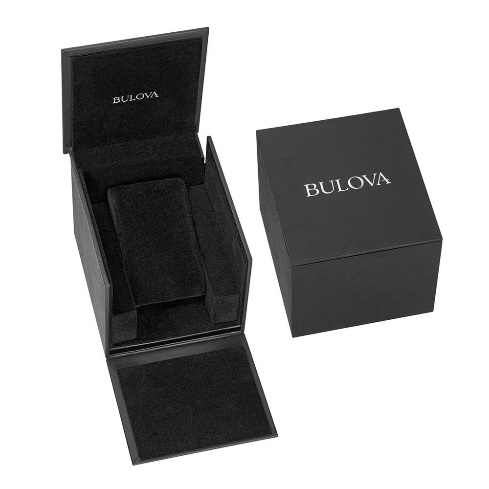 Bulova Marine Star 45mm Automatic Blue Dial Blue Strap Watch image number 6