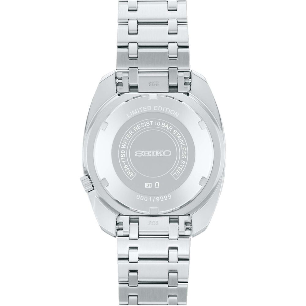 Seiko 5 Sports ‘Gene Kranz’ Recreation Limited Edition 38.2mm Silver Dial Steel Bracelet Watch image number 5