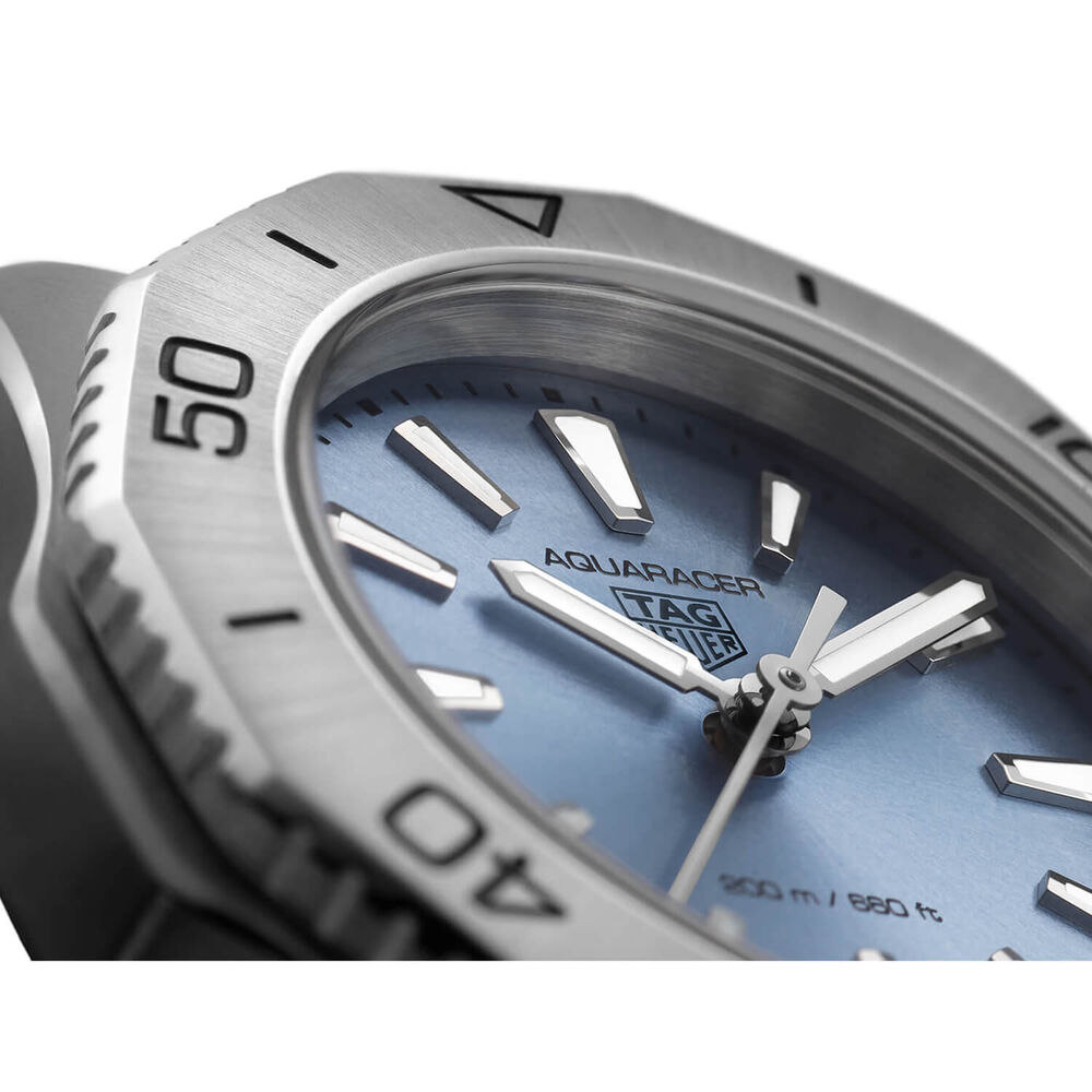 TAG Heuer Aquaracer Professional 200 30mm Light Blue Dial Stainless Steel Bracelet Watch image number 1