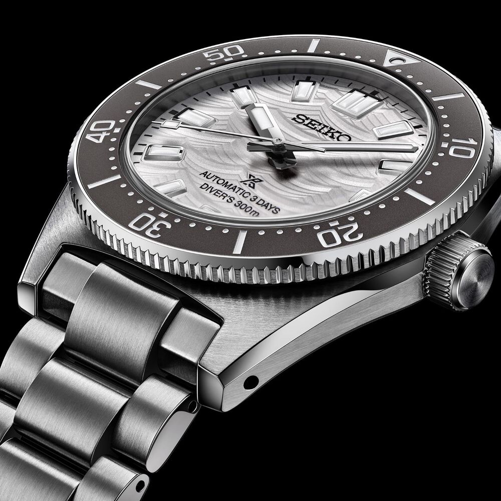 Seiko Prospex 1965 Heritage Diver’s 60th Anniversary Edition 40mm Silver Dial Bracelet Watch image number 3