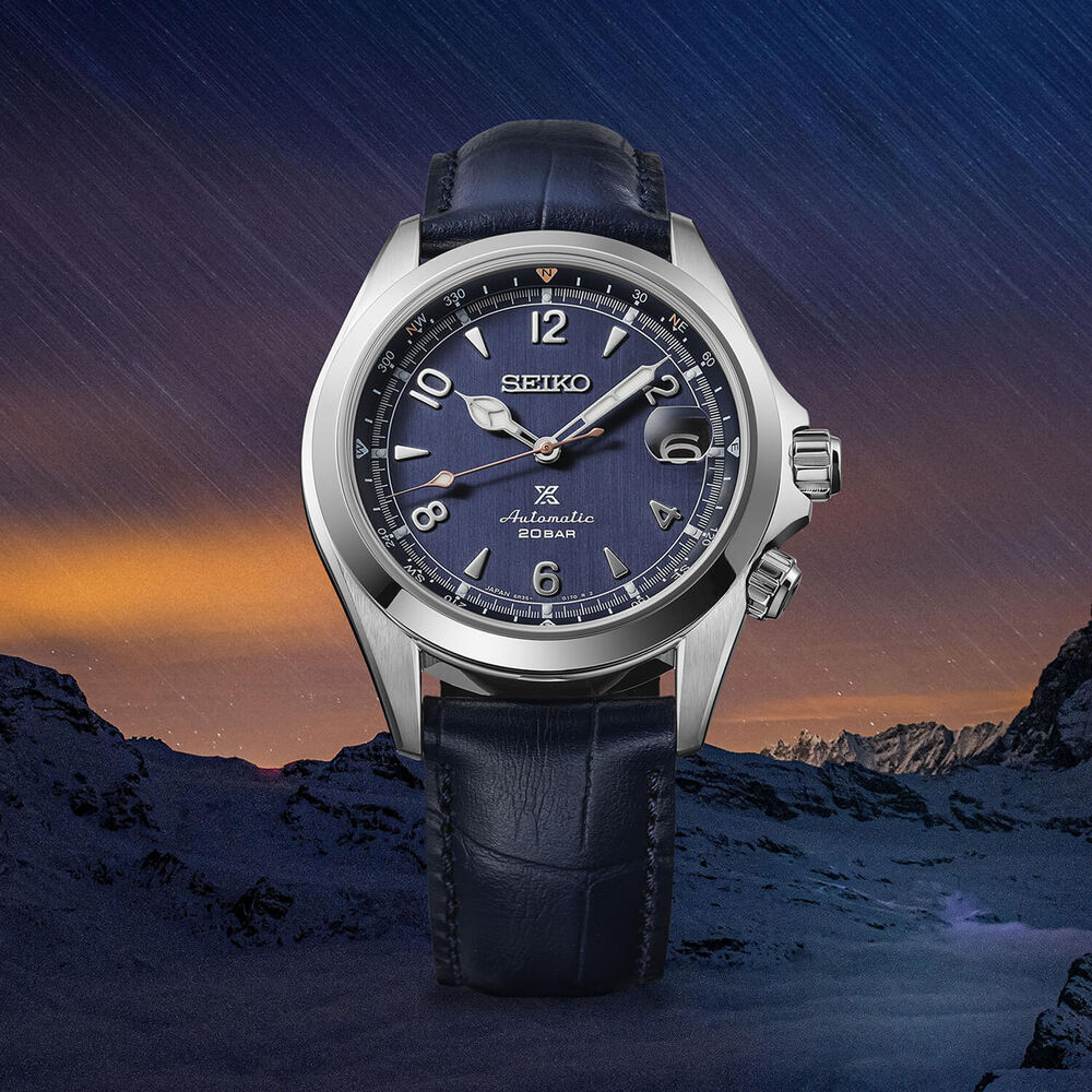 Seiko Prospex Alpinist ‘Night Sky’ European Exclusive Limited Edition 39.5mm Dial Strap Watch image number 6