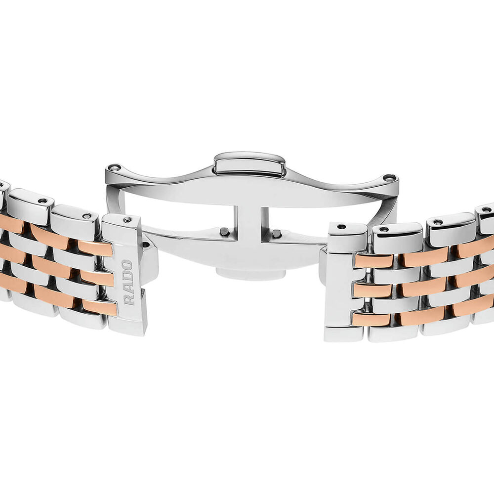 Rado Florence 30mm Champagne Dial Steel & Rose Gold PVD Bracelet Watch image number 4