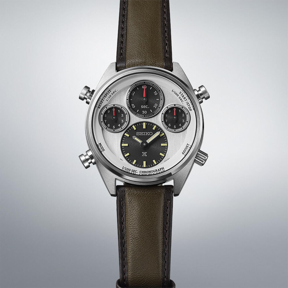 Seiko Prospex 110th Anniversary Limited Edition Speedtimer Solar 42mm Watch image number 3