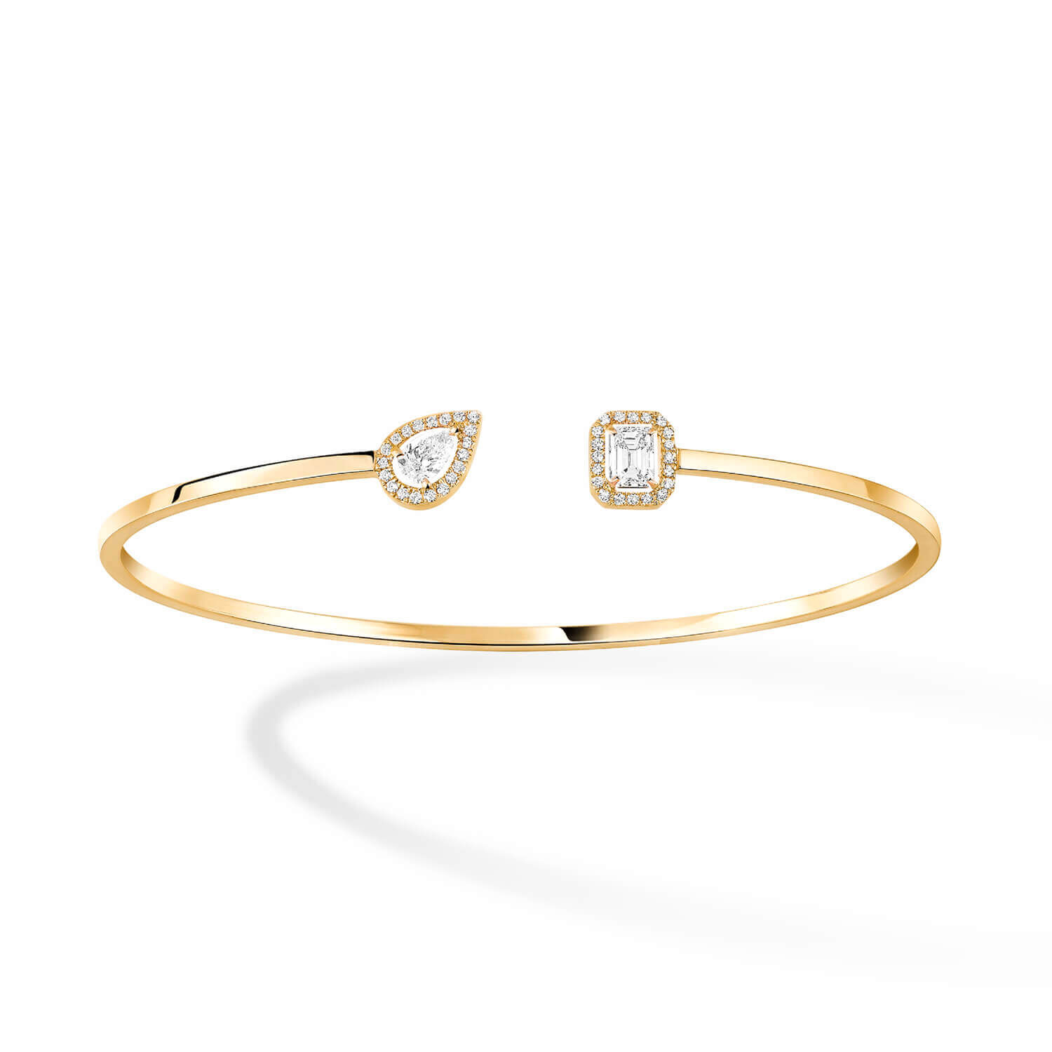 Messika My Twin Toi Yellow Gold 0 35ct Diamond Bangle