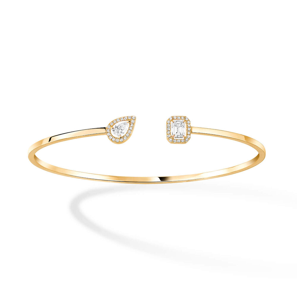 Messika My Twin Toi & Moi Thin 18ct Yellow Gold 0,35ct Diamond Bracelet image number 0