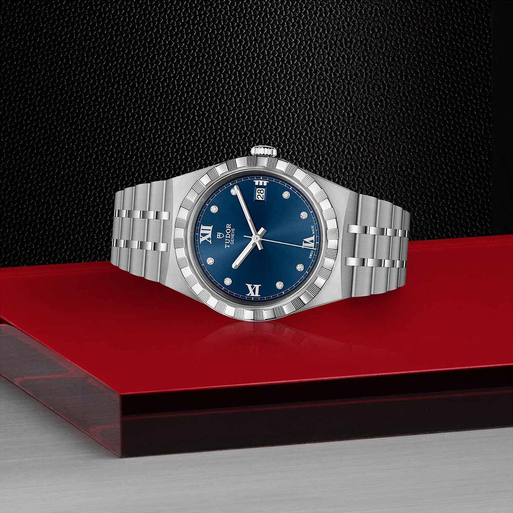 TUDOR Royal 38mm Blue Dial Bracelet Watch image number 3