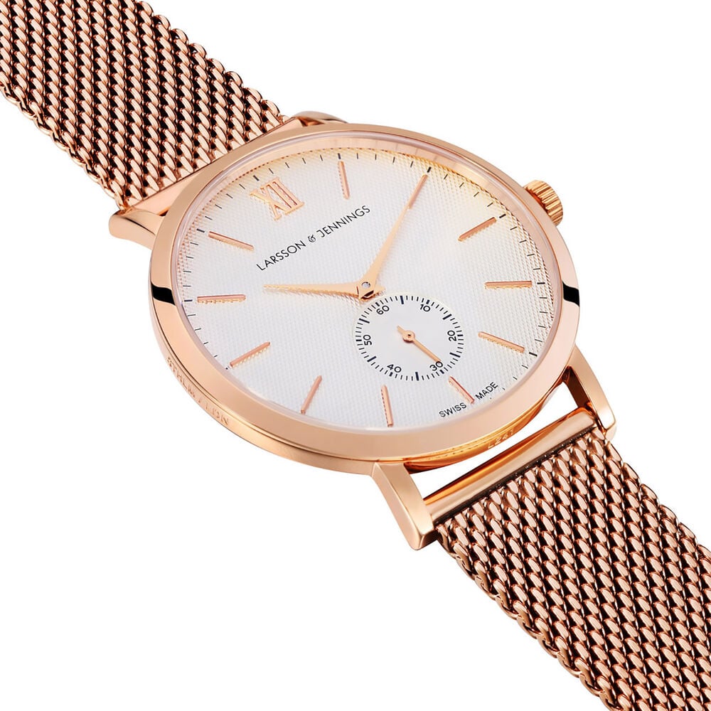 Larsson & Jennings Limited Edition 40mm Lugano Rose Gold watch