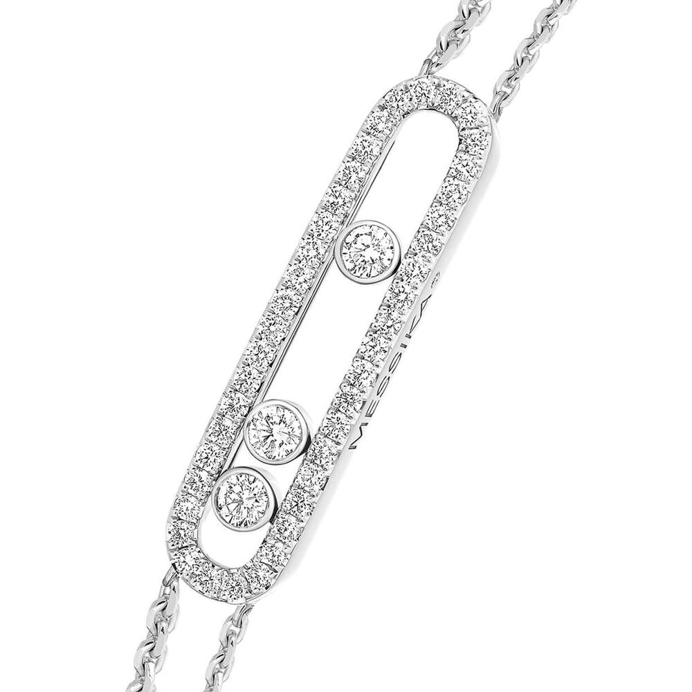 Messika Move Classic 0.65ct Diamond White Gold Bracelet image number 2