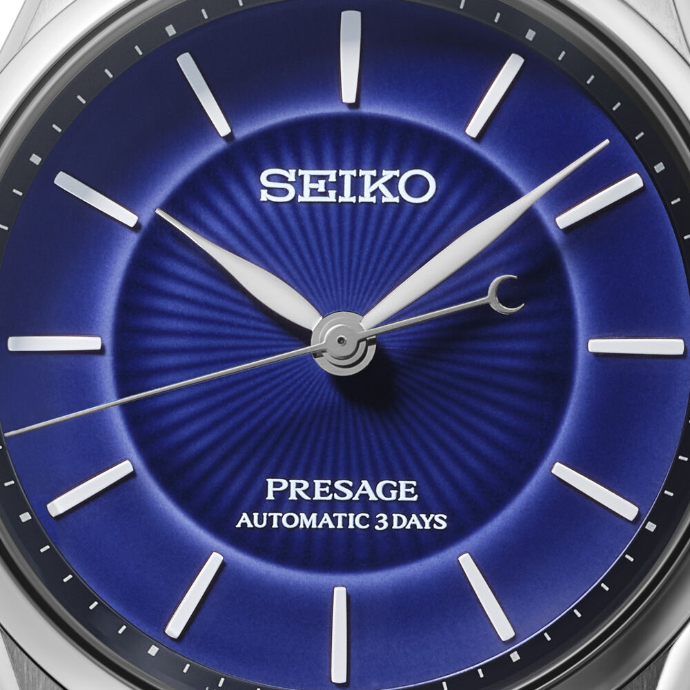 Seiko 145th Anniversary Presage Classic Series Limited Edition 'Shiro-neri' Leather Strap Watch