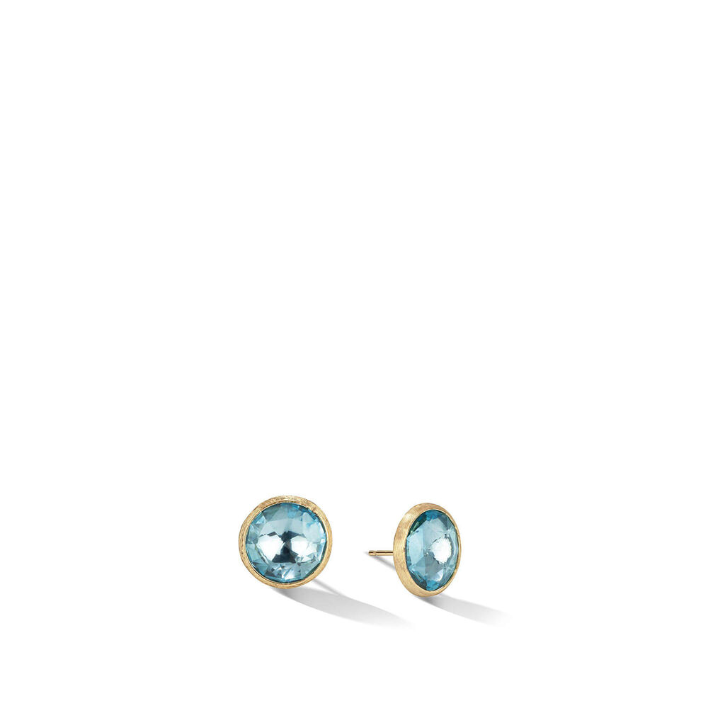 Marco Bicego 18ct Yellow Gold Blue Topaz Stud Earrings