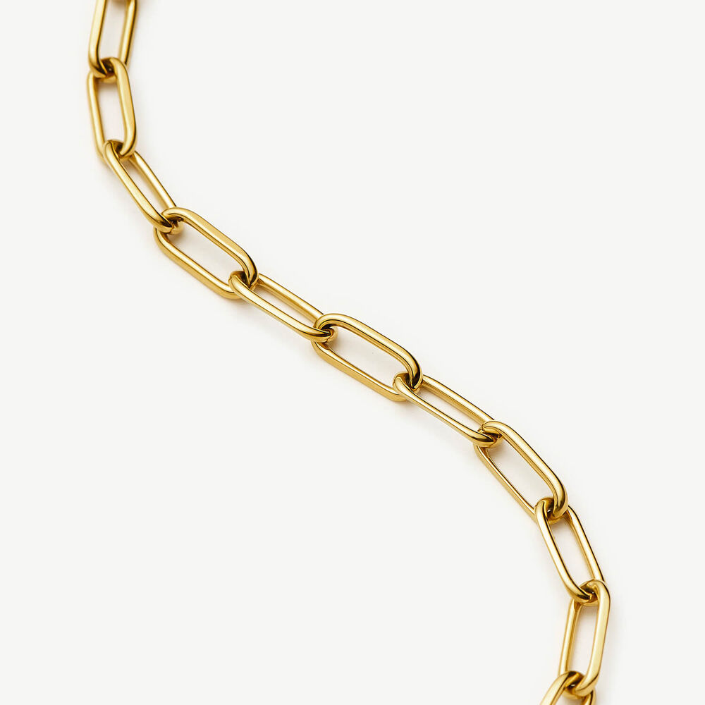 Missoma 18ct Gold Plated Steel Classic Paperclip Chain Necklace