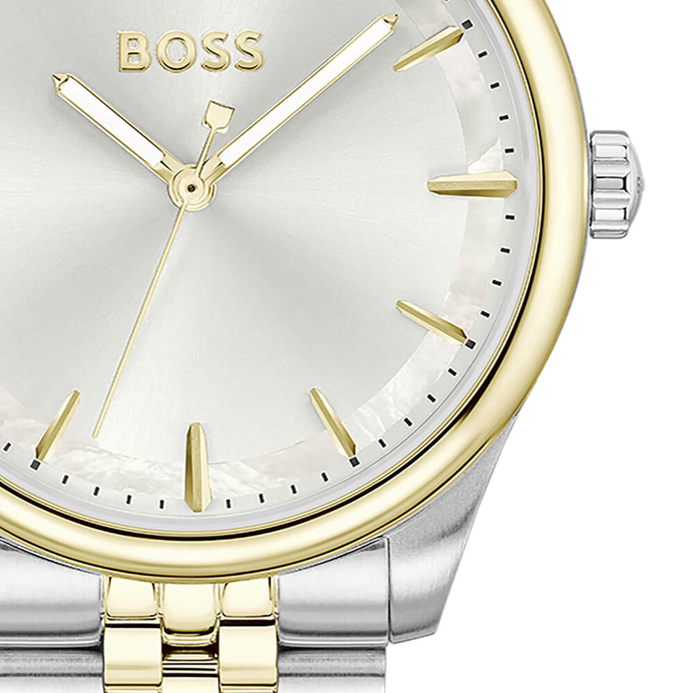 BOSS Graceful 36mm Mother of Pearl Dial Two-Tone Steel Bracelet Watch