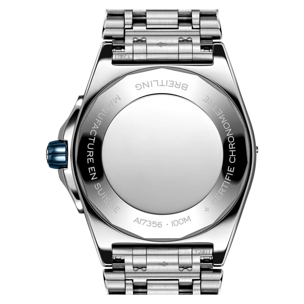 Breitling Super Chronomat Automatic 38 Blue Dial Bracelet Watch image number 3