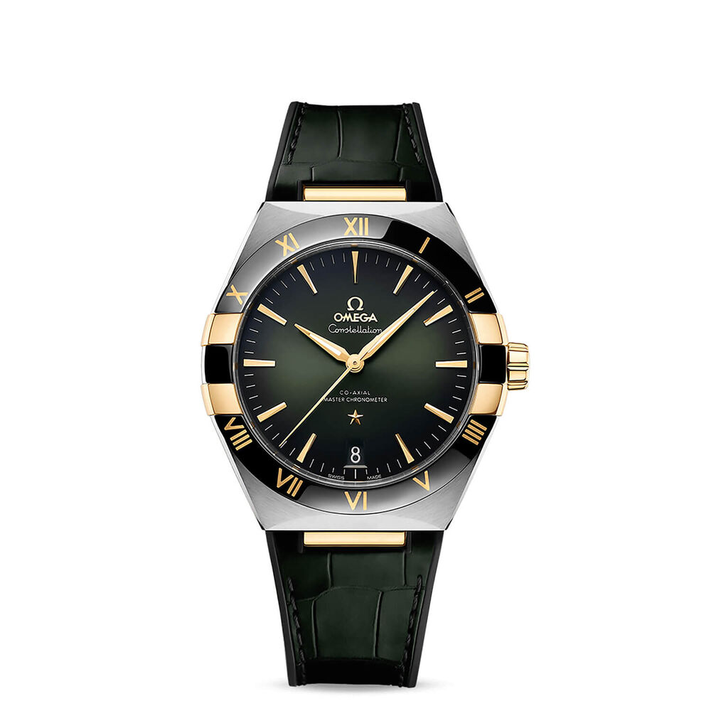 OMEGA Constellation Co-Axial Master Chronometer 41mm Green Dial Strap Watch image number 0