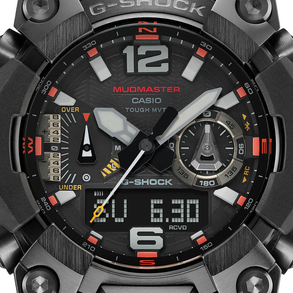 G-SHOCK Master of G Mudmaster 58.7mm Dial Black Resin Strap Watch image number 1