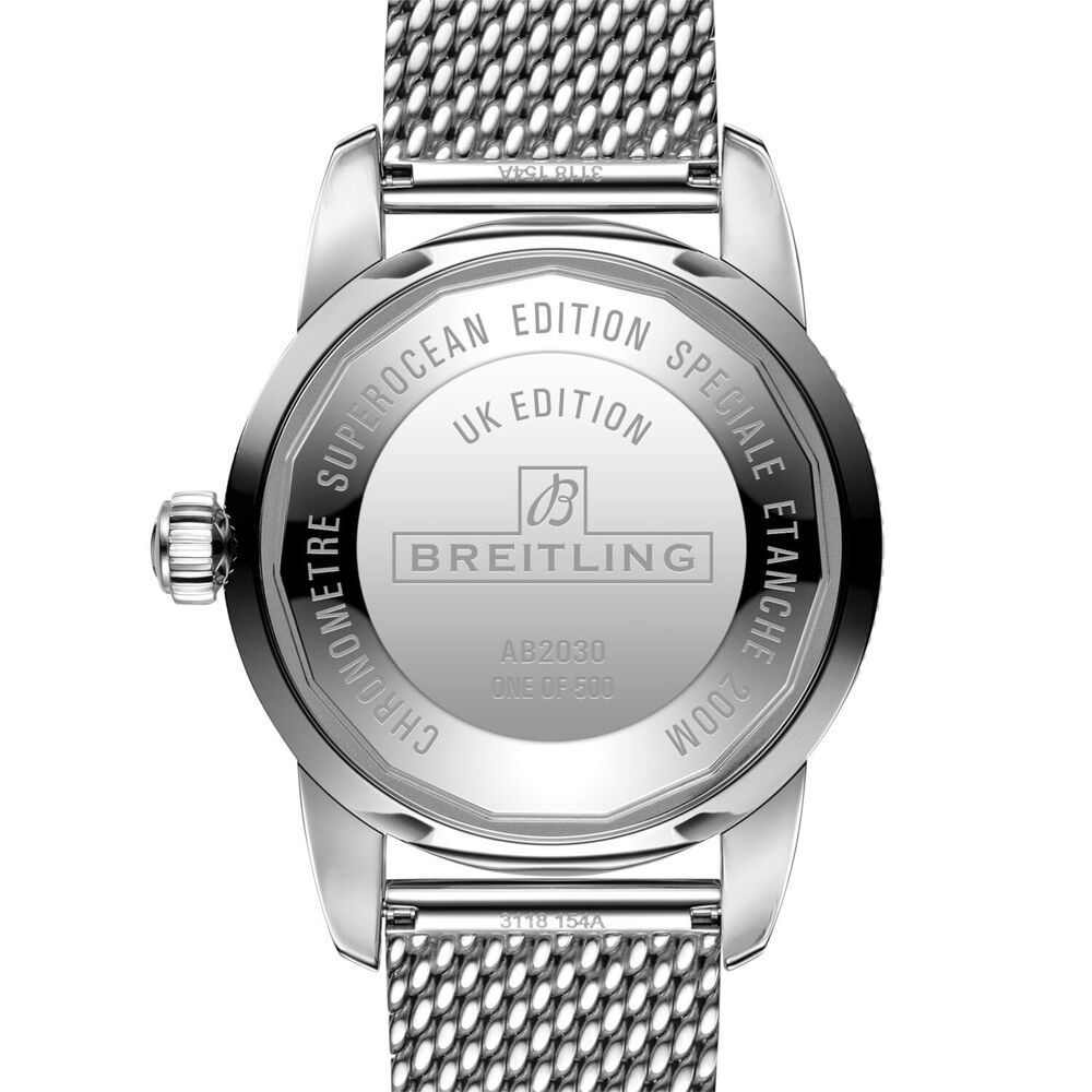 Breitling Superocean Heritage II B20 Automatic 44mm Blue Dial Stainless Steel Bracelet Watch image number 2