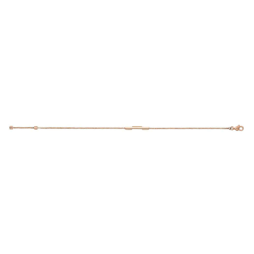 Gucci Link to Love 18ct Pink Gold Bracelet (Size S, 6.3") image number 2