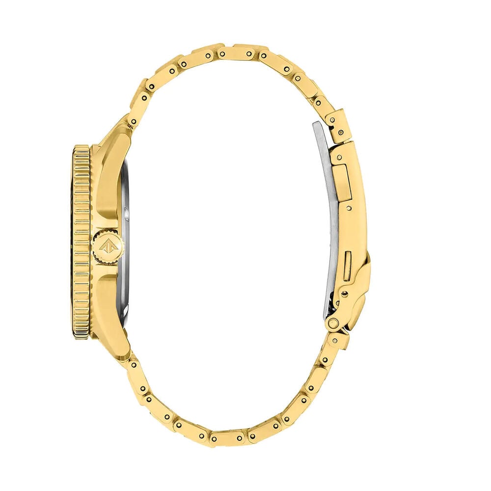 Citizen Promaster Diver 44mm Green Dial Gold Tone Steel Bracelet Watch