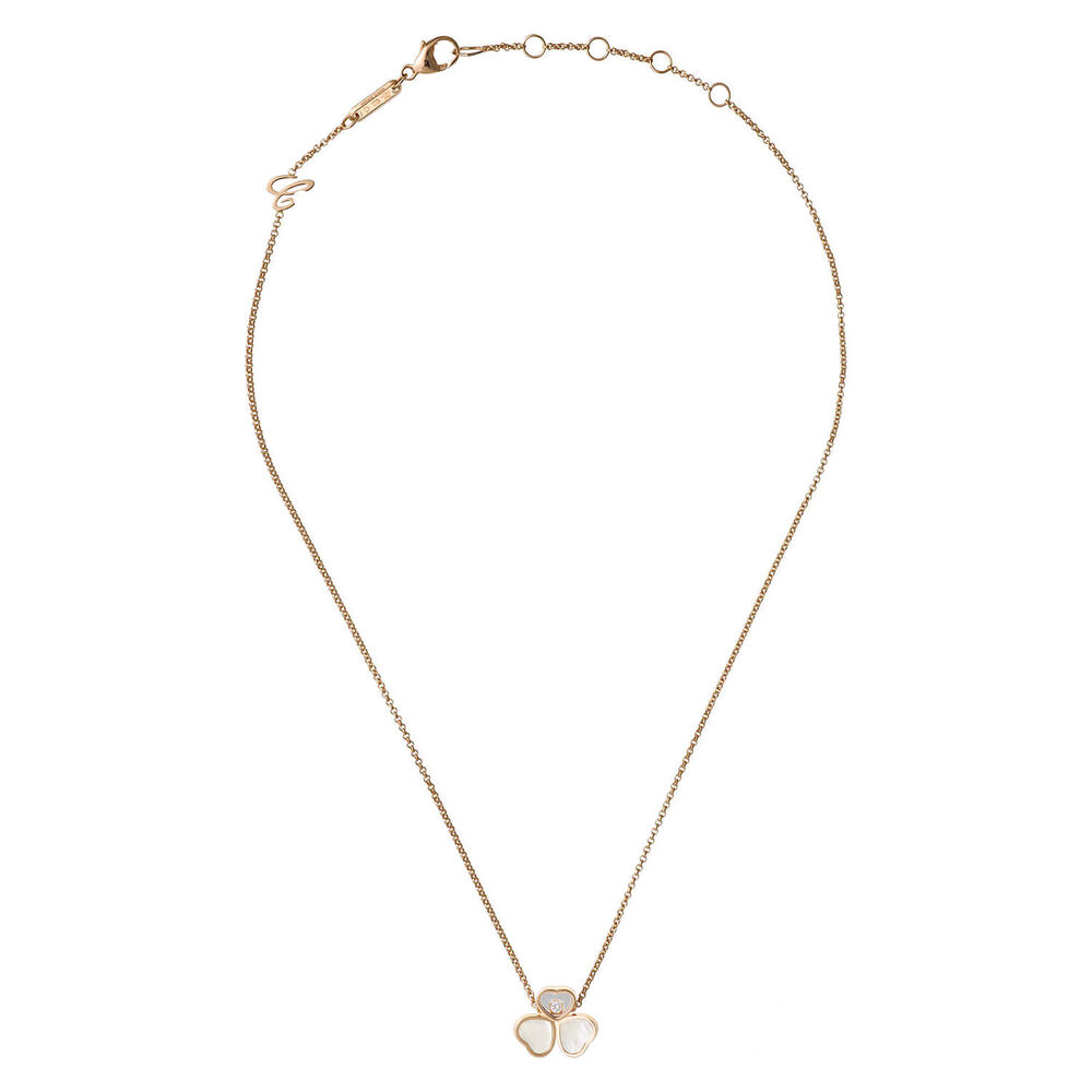 Chopard 18ct Rose Gold Happy Hearts Heart Necklace
