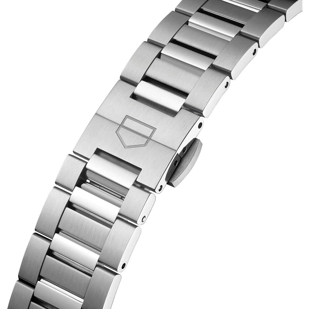 TAG Heuer Carrera Date 36mm Lilac Dial Diamond Dots Stainless Steel Bracelet Watch image number 4