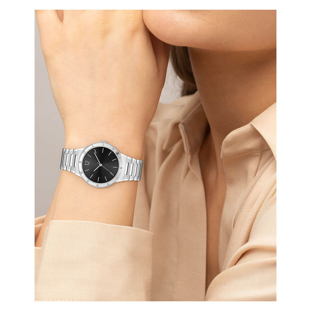 BOSS Breath 34mm Black Dial Steel Bracelet Watch image number 2