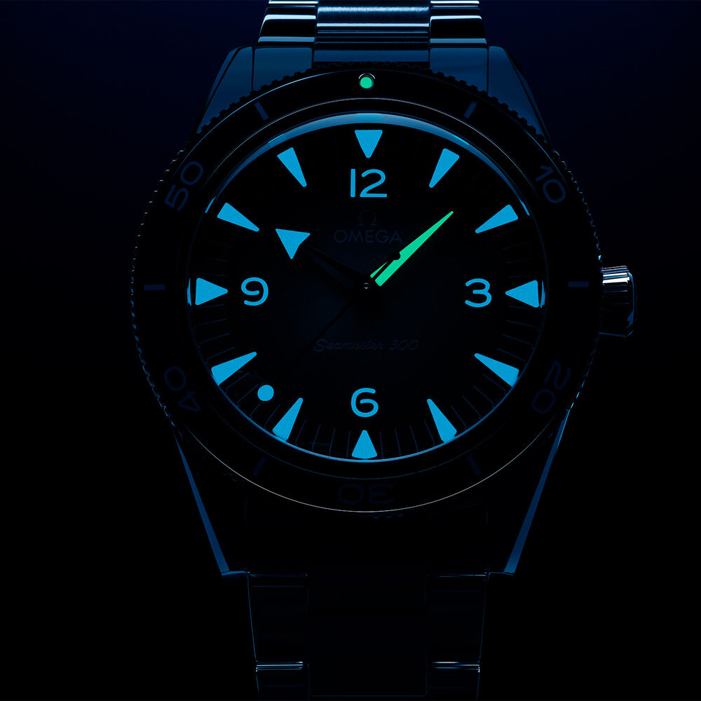 OMEGA Seamaster 300 41mm Summer Blue Dial Bracelet Watch image number 6