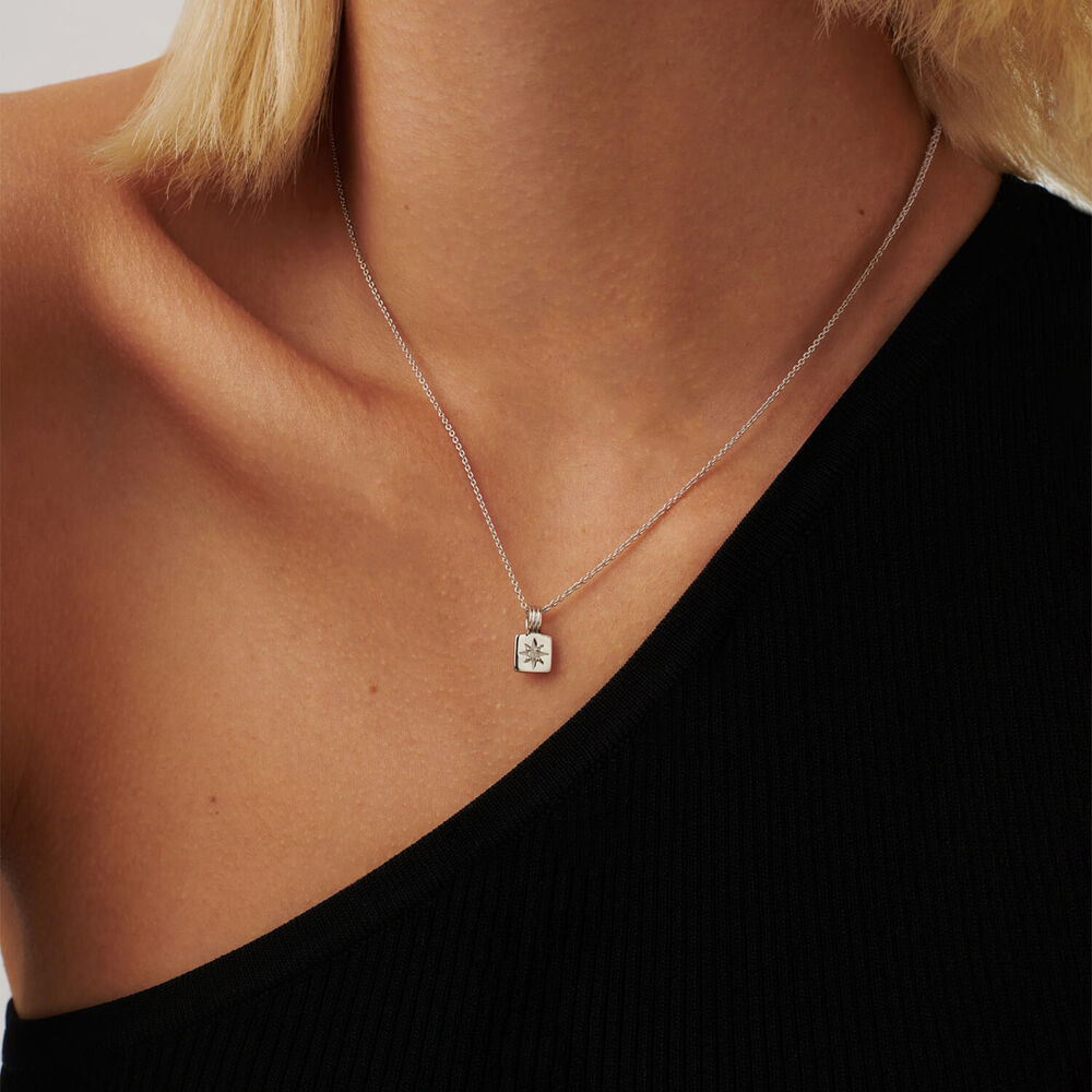 Missoma 18ct Gold Vermeil Sterling Silver Mini Star Ridge Pendant Necklace
