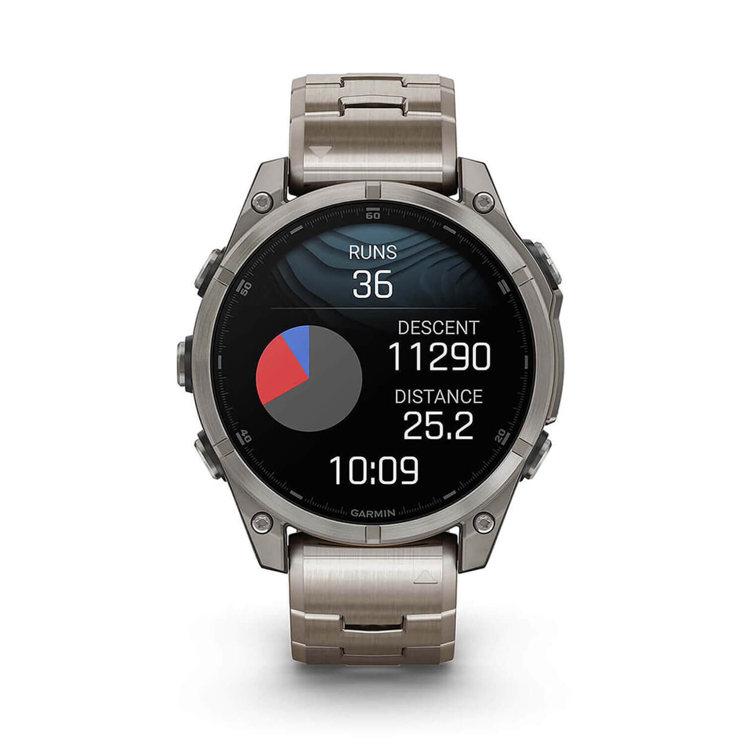 Garmin fenix 8 AMOLED Sapphire 47 Vented Titanium Bracelet