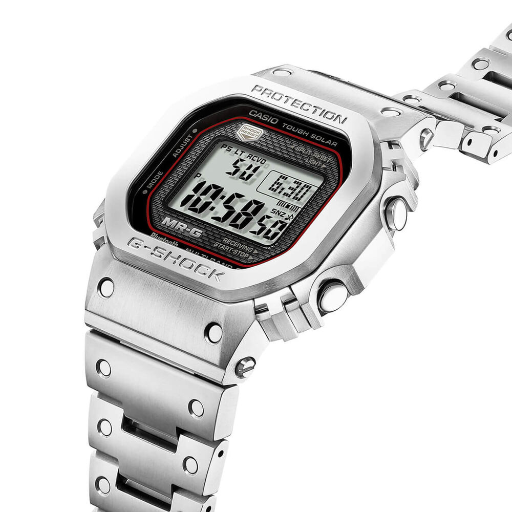G-SHOCK MR-G 49.4mm Dial Silver Titanium Bracelet Watch image number 2