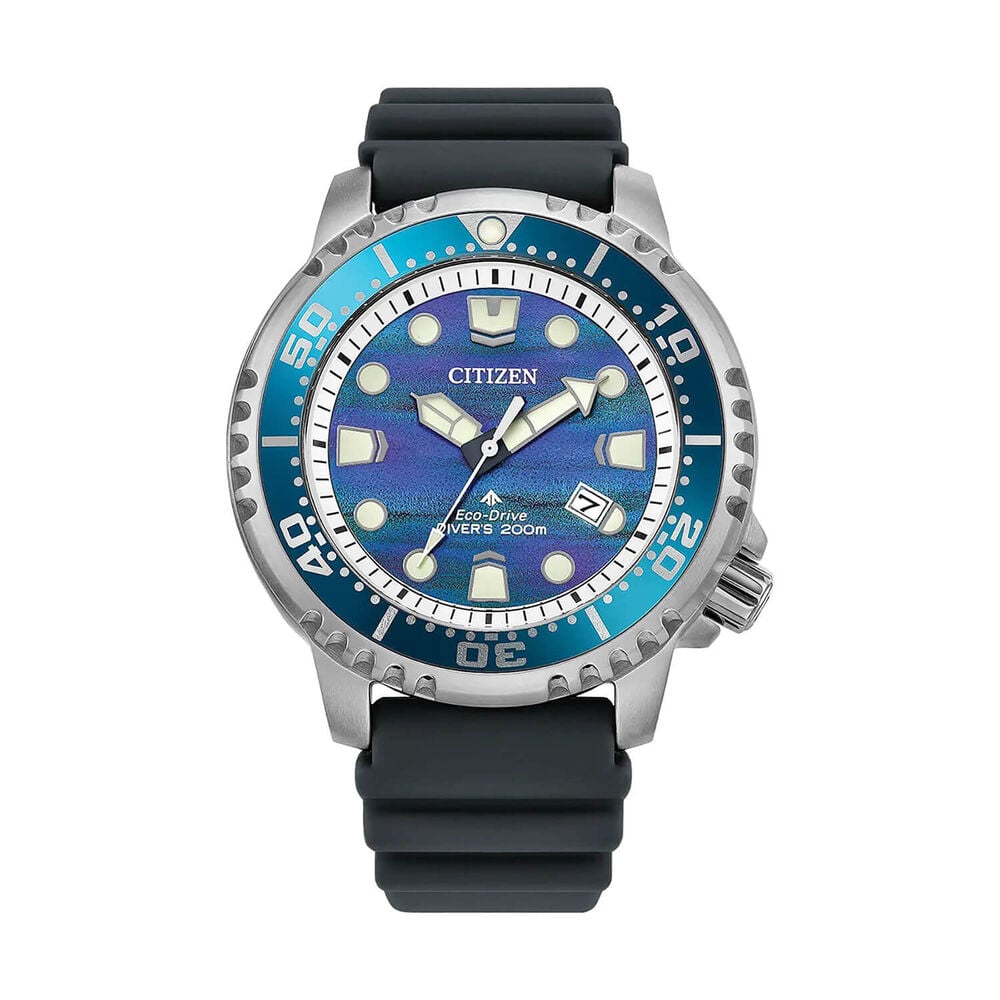 Citizen Promaster Diver 44mm Blue Dial Black Strap Watch