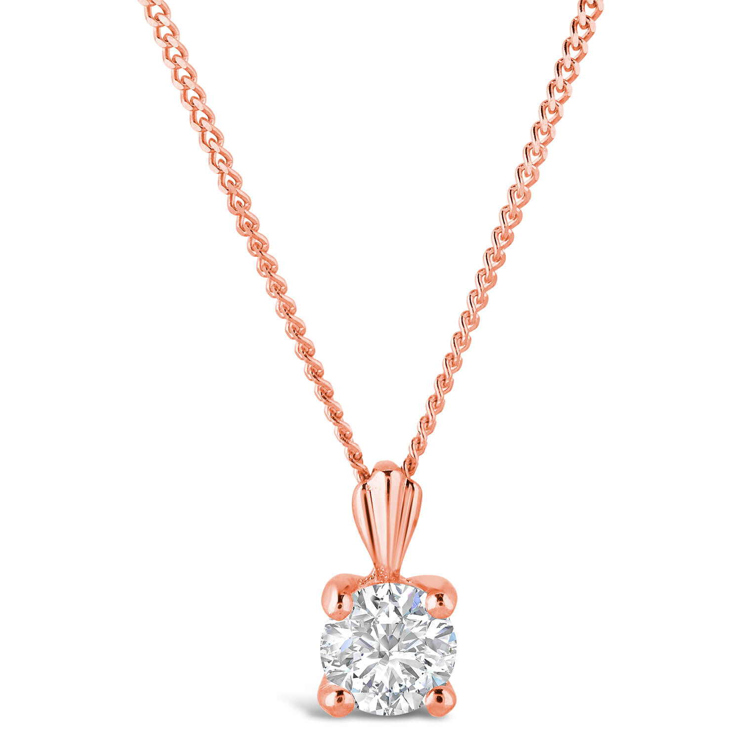 9ct rose gold necklace sale