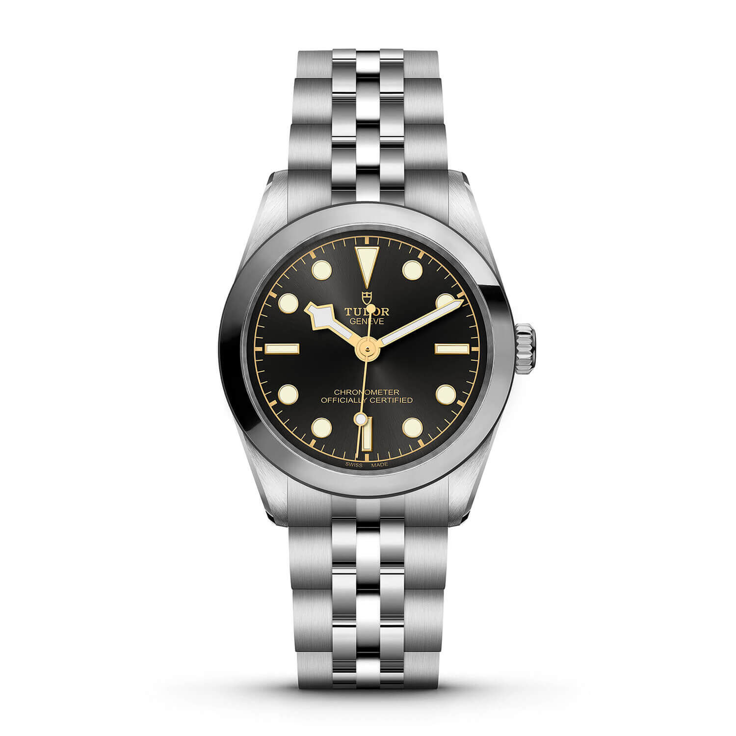 TUDOR Black Bay 31mm Black Dial 5 Link Bracelet Watch