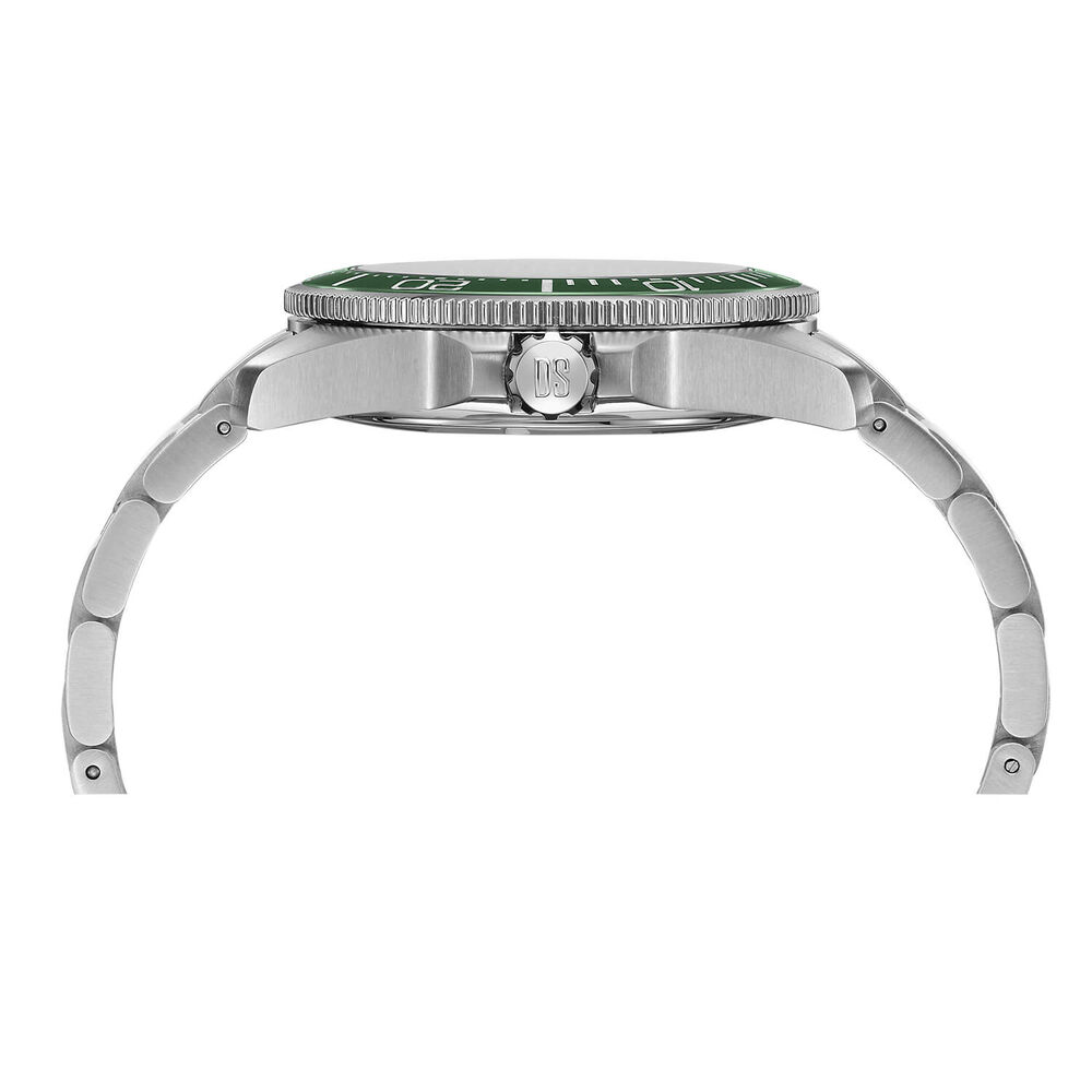 Certina DS Action Diver 43mm Green Dial Steel Case Bracelet Watch