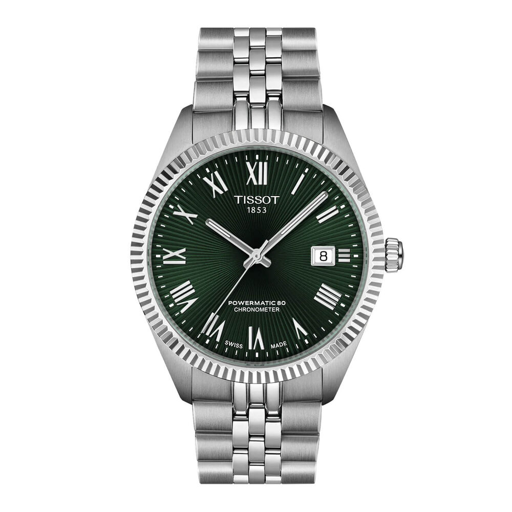 Tissot Ballade Powermatic 80 COSC 39mm Green Dial Steel Bracelet Watch