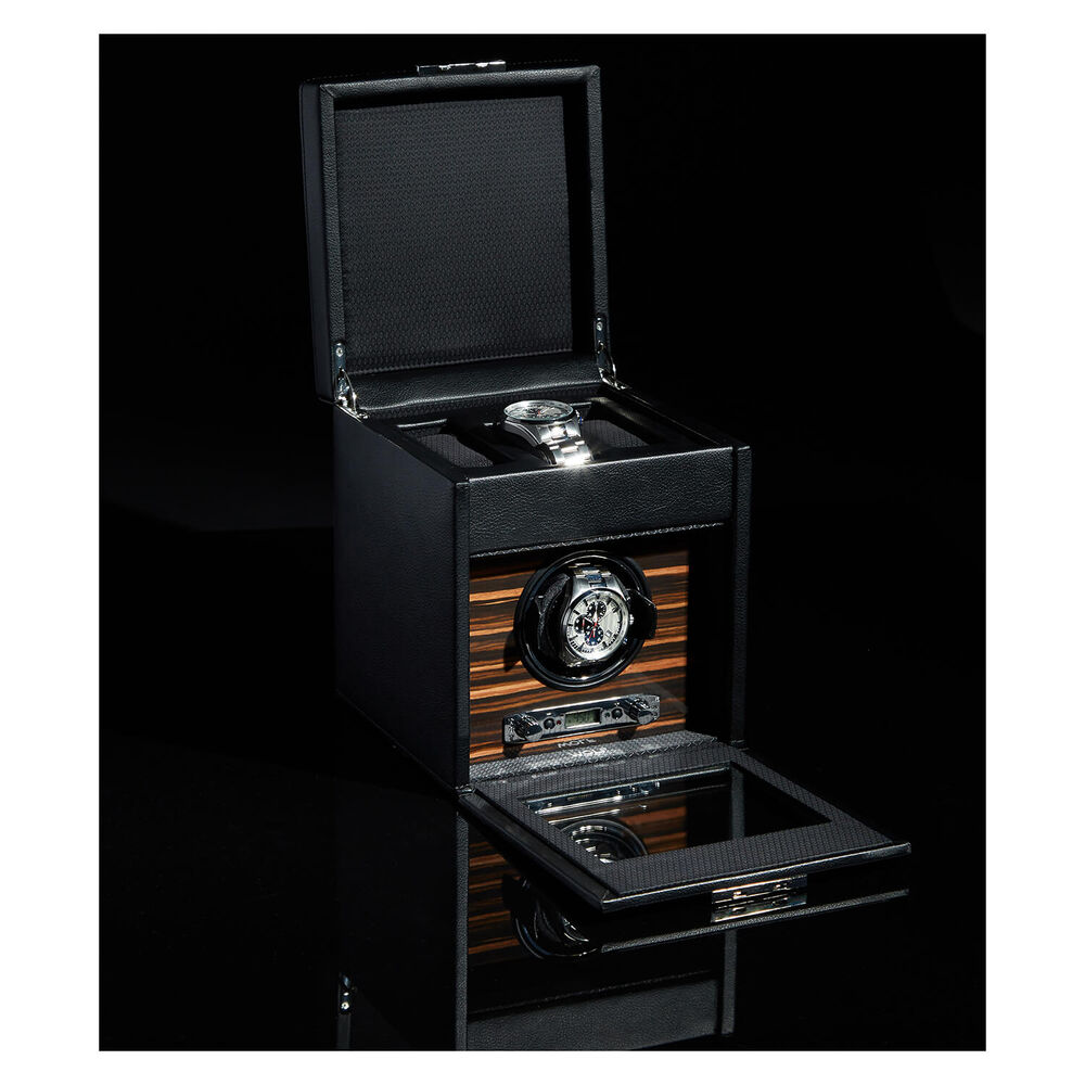 WOLF ROADSTER Single Black Watch Winder image number 4