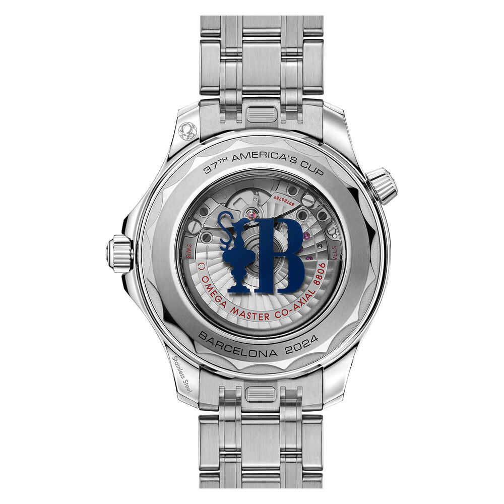 OMEGA Seamaster Diver 300M America's Cup Edition 42mm White Dial Steel Bracelet Watch image number 1