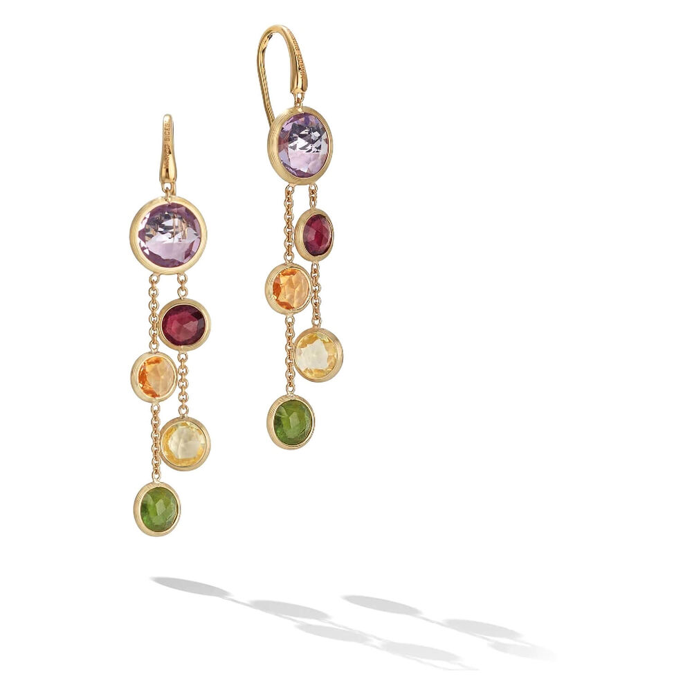 Marco Bicego Jaipur 18ct Multi Colour Stone Earrings