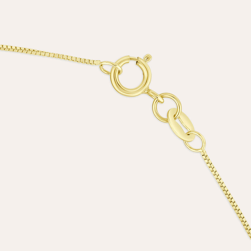 18ct Yellow Gold Lab Grown 0.33ct Oval Diamond Pendant